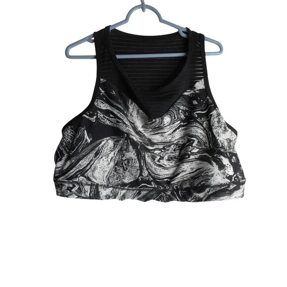 torrid Other - Black Torrid Size 4 Sports Bra mesh racer style back black and white